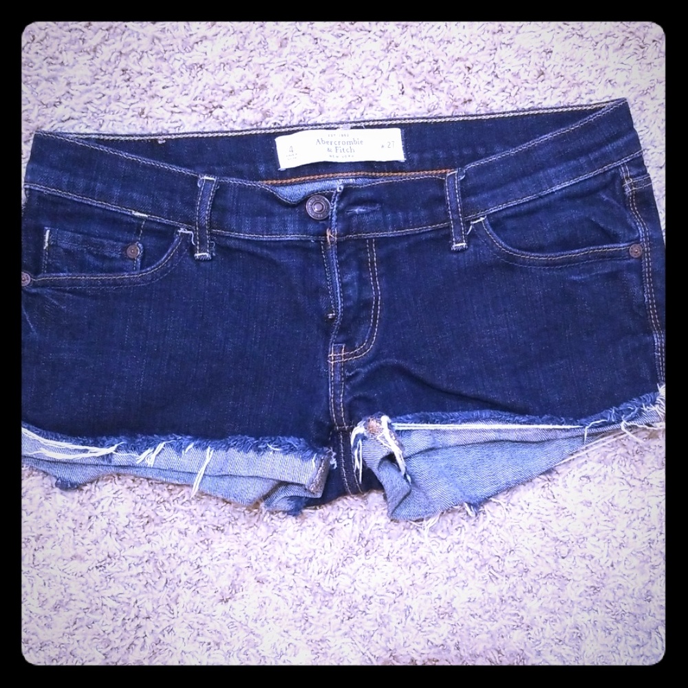 Dark Jean Shorts